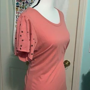 Style & Co Salmon Blouse